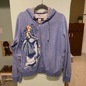 Disney Fairytale Designer Collection Cinderella Large zip hoodie sweatshirt